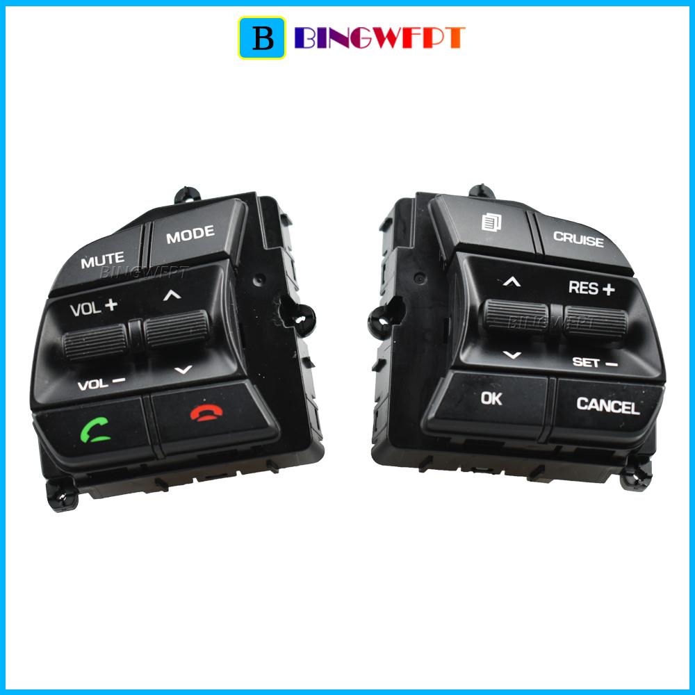 96700-C1710 Cruise Control Steering Wheel Buttons For Hyundai SONATA HYBRID 17 2018 2019 With Backlight