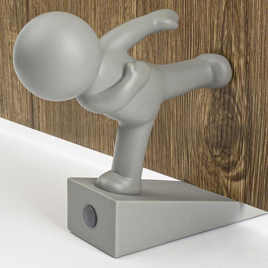 Мультяшный Человек Стопор для Двери Клин Защита Стены Противоскользящий Ветрозащитный Без Сверления Защита от Столкновений Ковер Плитка Бетонный Деревянный Пол Дверной Стопор