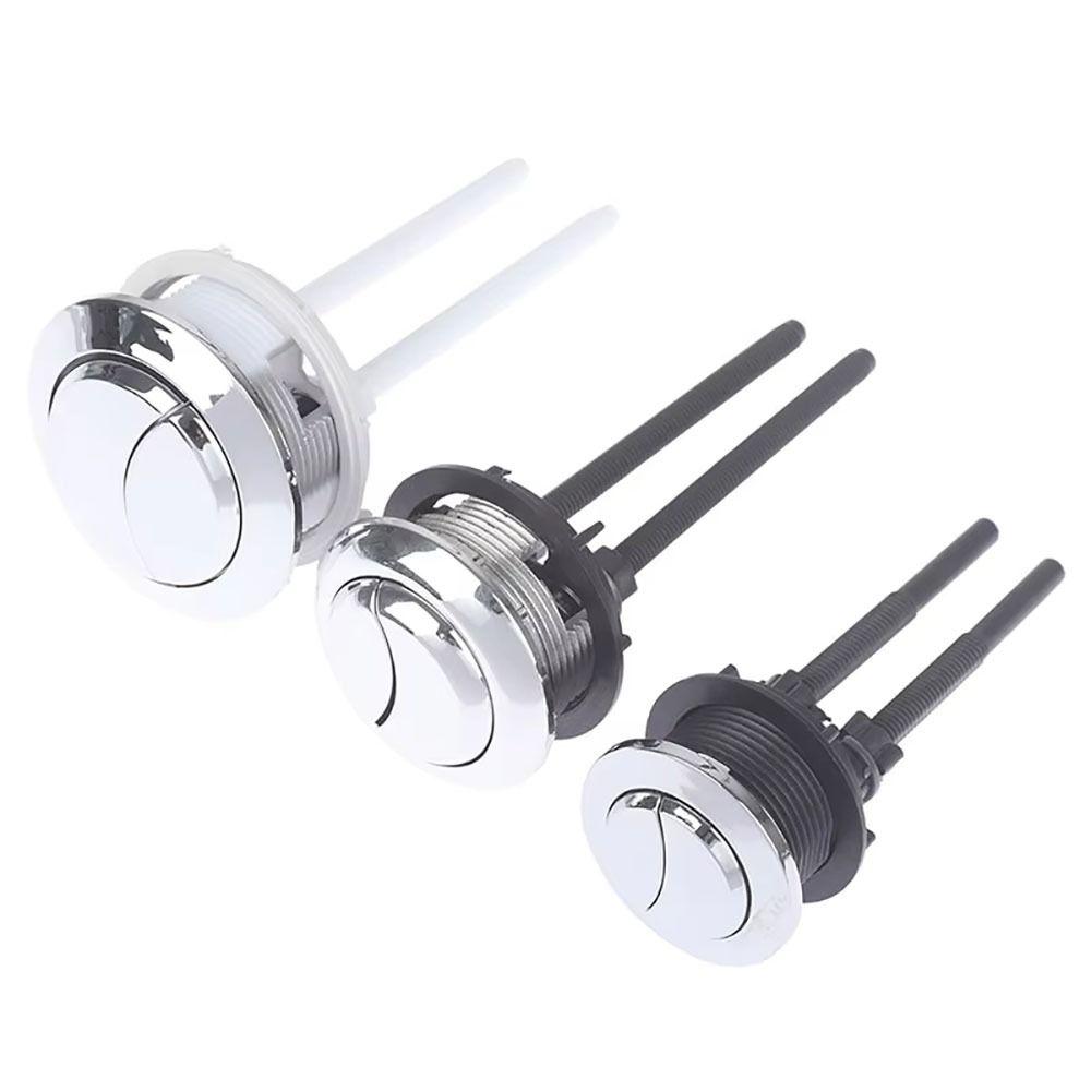 1Pcs Plastic Toilet Push Buttons Round/Square Shape Dual Flush Button Bathroom Accessories