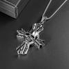 Men's European and American Punk Gothic Style Skull Pendant Retro Exaggerated Skull Necklace