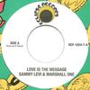 7inch Record SAMMY LEVY, MARSHALL ONE - Love Is The Message / Version HCF1024 Eclipse US/Gold 1988 US Reggae, Ska & Dub