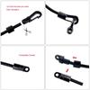 Fishing Rod Tamer Strap Belt Holder Deck Mount Connector Pole Rack Gunwale Mount
