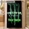Beach TowelMonster Energy Custom Name Text Personalized Soft Towel for Beach Pool Indoor Home Decor Gift