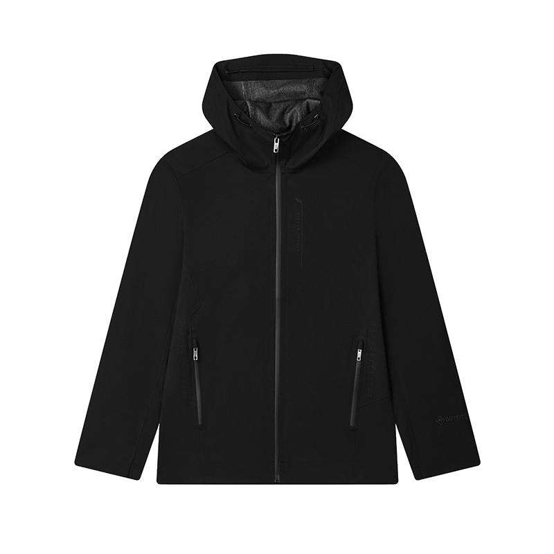 Fila Удобная Повседневная Толстовка с Капюшоном с Длинным Рукавом Мужская Куртка Черная F11M512707-FBK