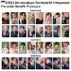 8th Mini Album The World EP.1 Movement POB Official Photocard KPOP K-POP