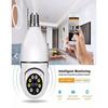 Bulb Camera Motion Detected Night Vision Wireless Baby Monitor Security Smart Wifi 360hd