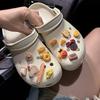 Shoe Charm for Crocs DIY Creative Cute Cartoon Desserts Shoe Decoration Buckle for Croc Charms Hole Shoes Accessories