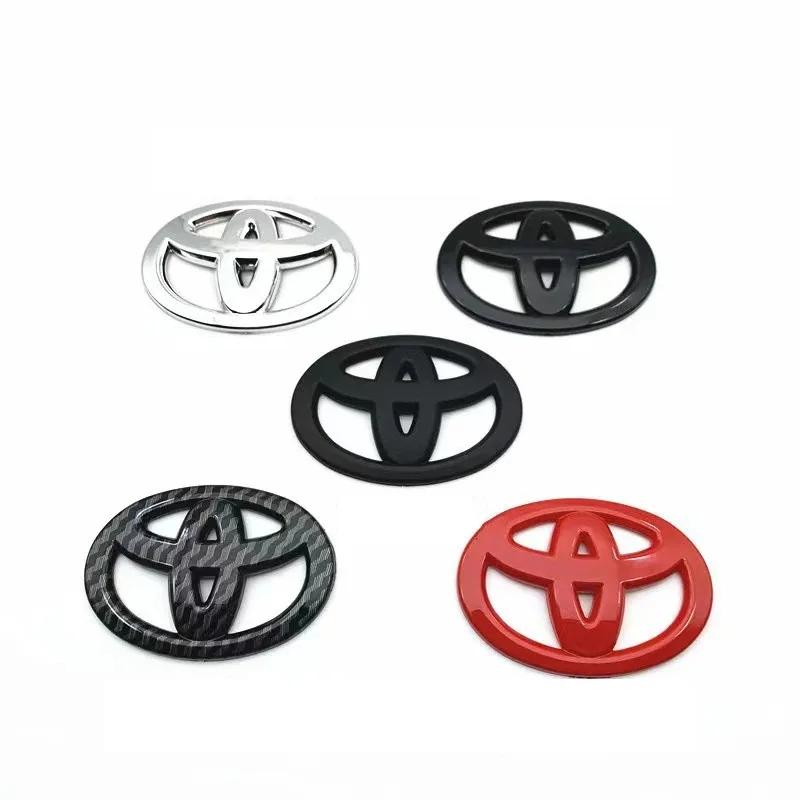 3D ABS Логотип Toyota Наклейка на руль для Toyota Hilux Prius Avensis Auris Verso Corolla Camry Автоаксессуары