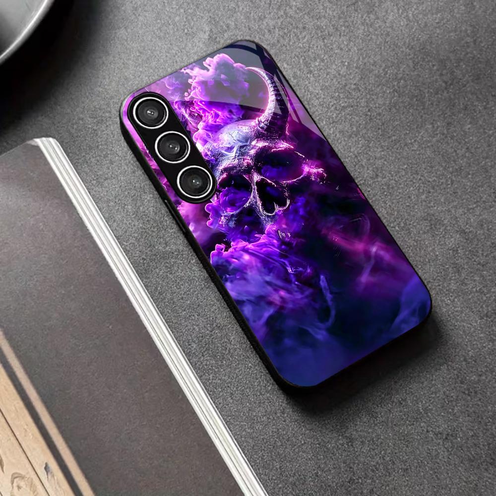 Trendy Mystic Demon Skull s26 ultra case s25 ultra case phone case glass for Samsung Galaxy S26 S25 S24 S23 S22 FE Ultra Plus