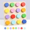 Color Recognition Matching Logic Game Educational Wooden Puzzle  Preschoolers or Toddlers