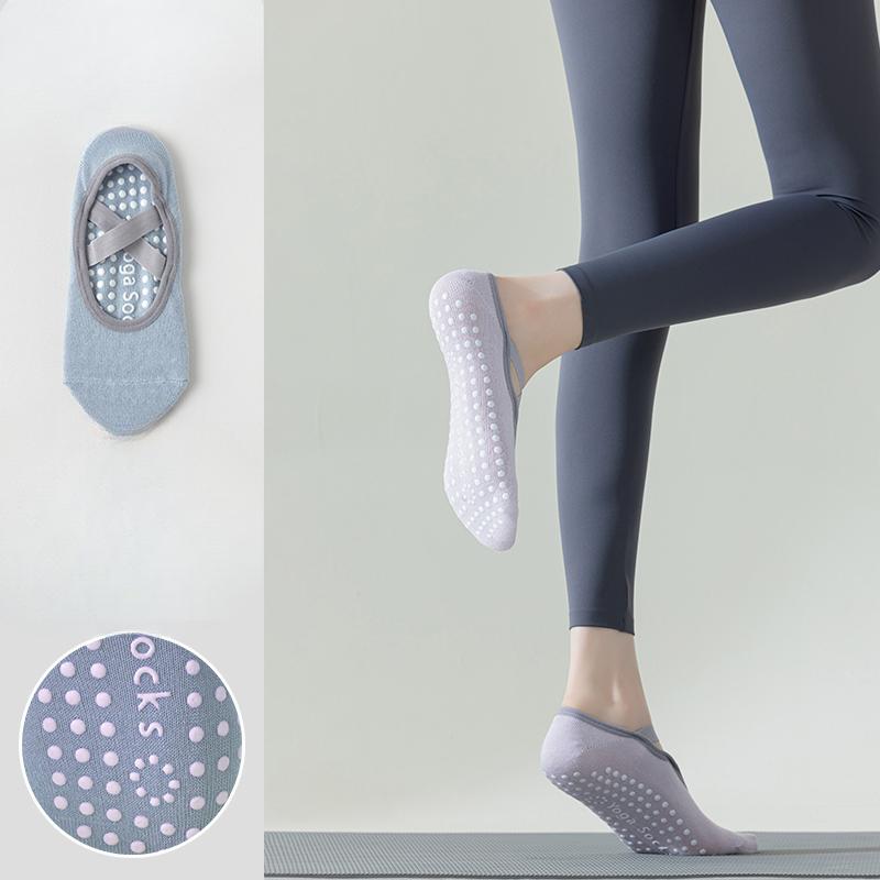 Women's Summer Thin Cotton Indoor Professional Yoga Fitness Dance Pilates Sports Non Slip Socks