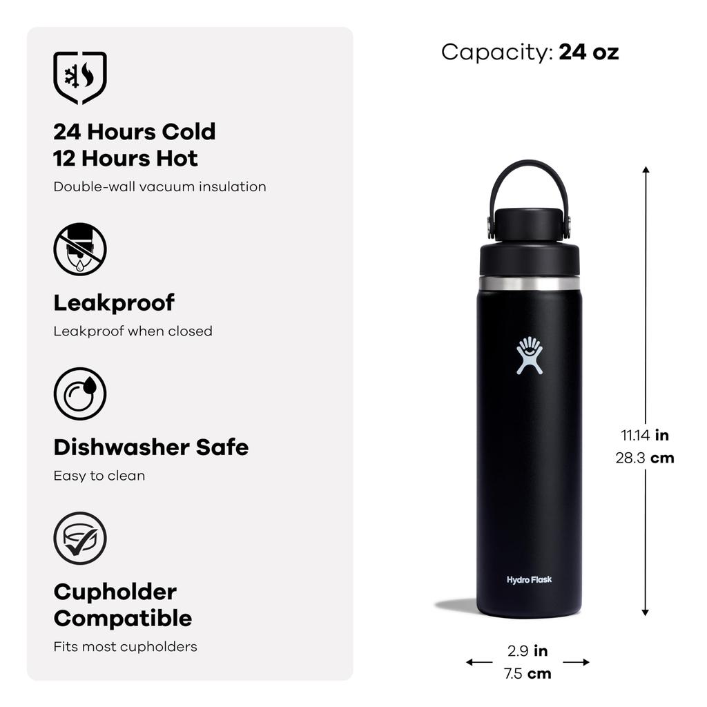 Stainless Steel Bottle Wide Mouth Flex Chug Cap Wide Mouth Flex Chug Cap 24oz 709ml Aloe Insulated Water Bottle Japanese (Authentic Product)