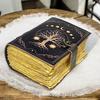 Tree of Life Leather Grimoire Journal: Blank Book of Shadows, Vintage Lock