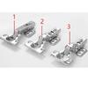 Stainless Steel Fixed  Cabinet  Hinge  Mute Buffer Door Hinge Door and Window Hardware Fittings.