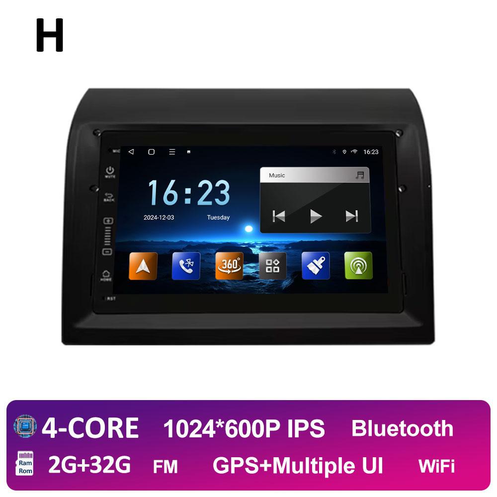 7-дюймовый Android Автомагнитола Видео Мультимедийный Плеер Для Fiat Ducato 2006 2007 2008 2009 - 2016 Беспроводной Carplay Bluetooth Головное Устройство