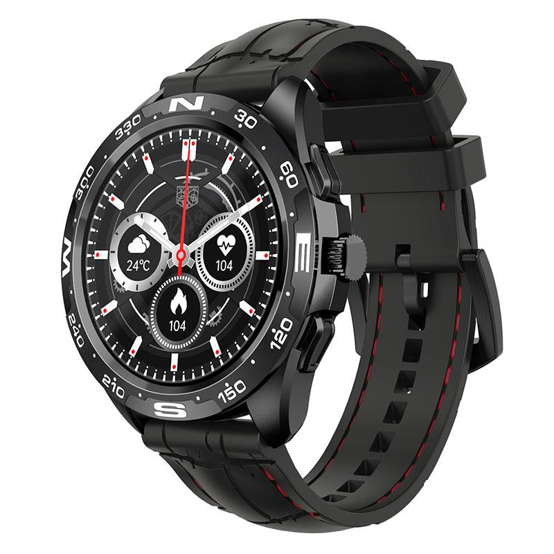1,32 дюйма 360*360 пикселей Смарт-часы Мужские Звонки по Bluetooth Пользовательский циферблат Вращающийся безель Смарт-часы Водонепроницаемые Для Android Ios