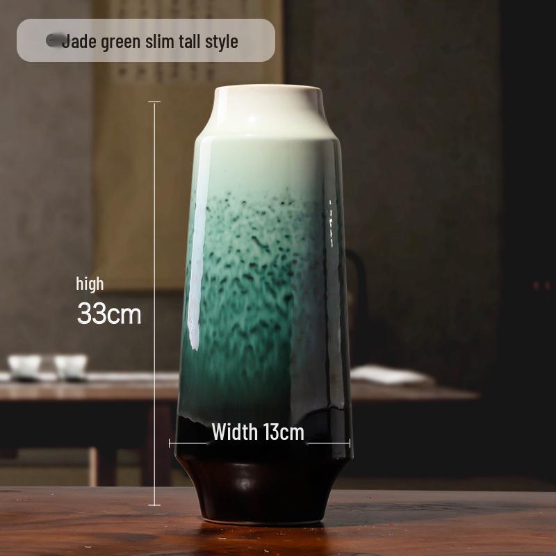 Zen-Inspired Dried Flower Vase for Dining Table and Living Room Display