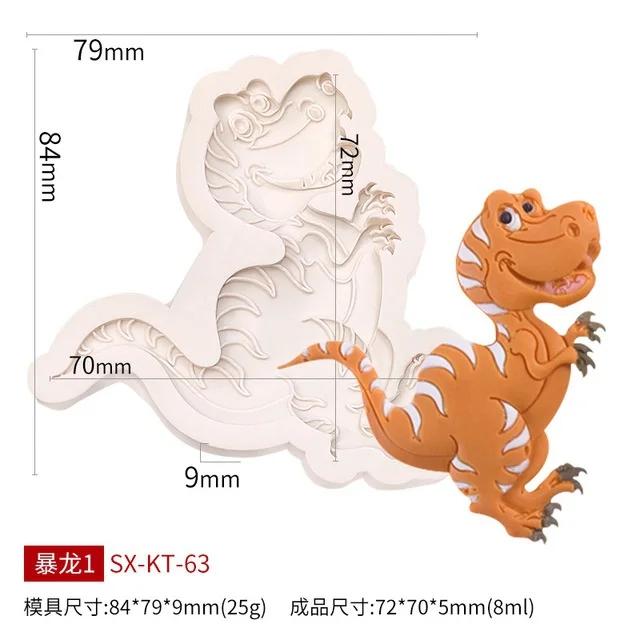 Мультяшная силиконовая форма для помадки с изображением животных из мультфильмов, шоколадная вставка, форма для украшения торта, креативная форма для выпечки своими руками