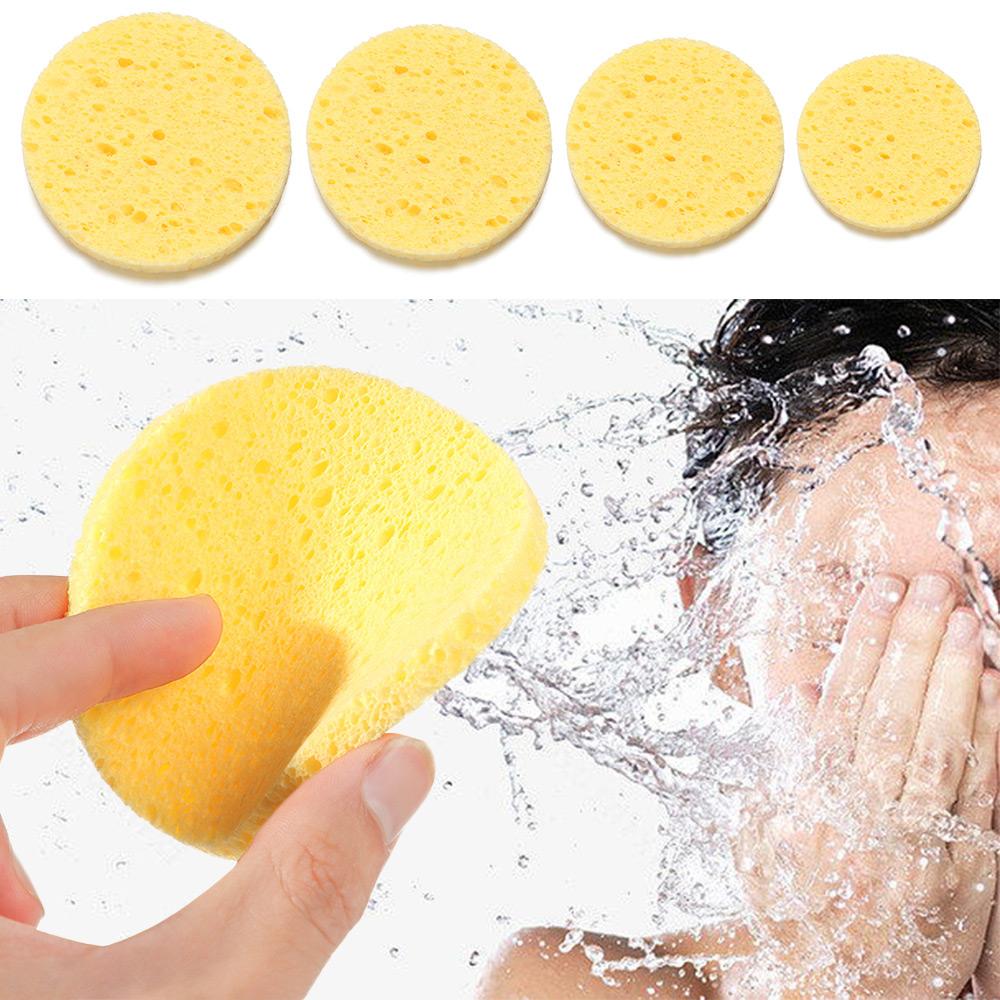 Makeup Tool Skin Care Exfoliator Compress Puff Body Facial Cleaner Cleansing Sponge Face Wash Pad