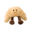 Simulation Bread Croissant Baguette Pillow Soft Toast Bread Plush Stuffed Toy Lumbar Back Hug Nap Cushion Long