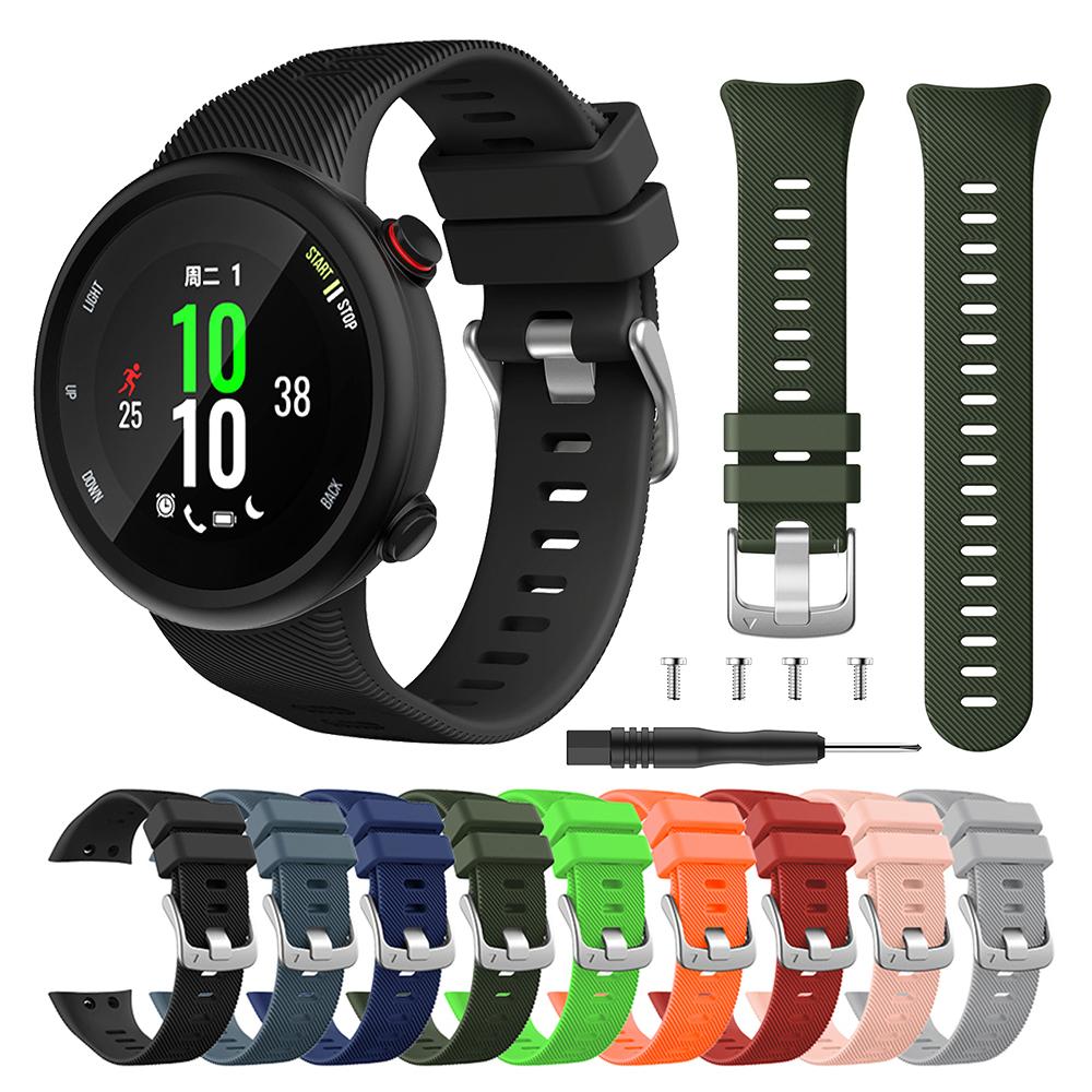 Silicone Strap For Garmin Swim 2 Smart Watch Band for Garmin Forerunner 45