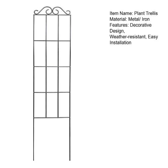 Металлическая садовая шпалера Рама для вьющихся растений Шпалера Декоративная опора для растений для клематисов роз для использования на открытом воздухе в помещении