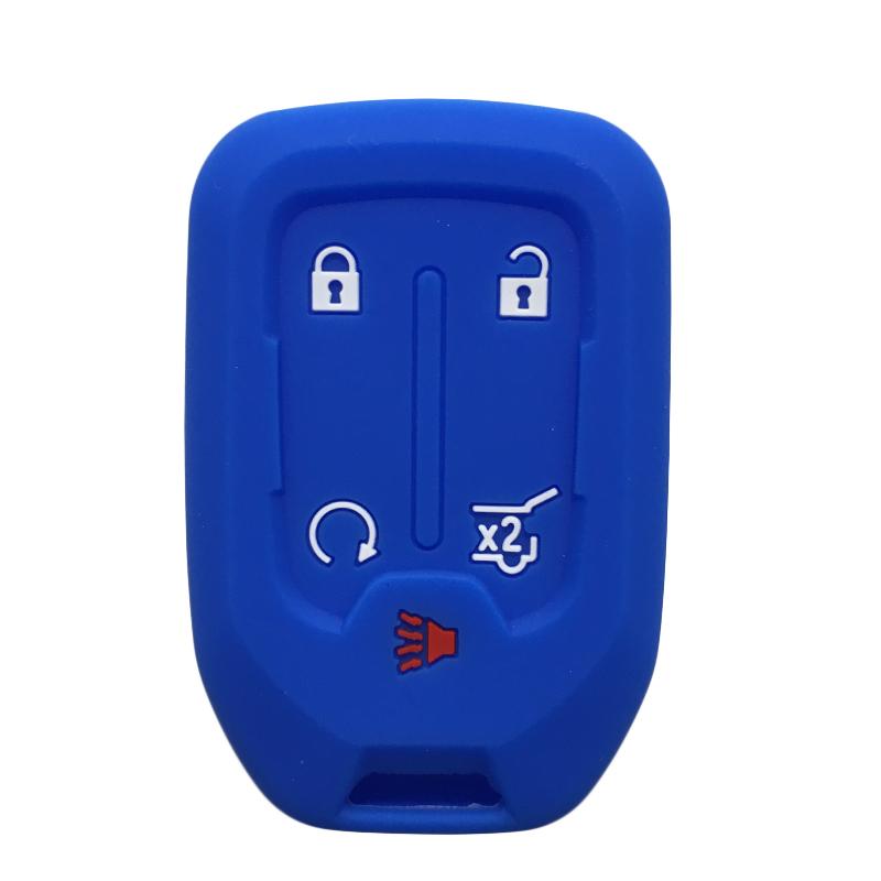 Силиконовый чехол для ключа GMC Terrain 2019 Canyon Remote Key Cover для Chevrolet Suburban Silverado 2500 Автомобильные аксессуары 4/5/6 кнопок