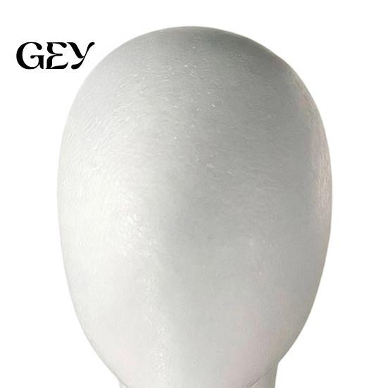 Styling Foam Head Mannequin for Wigs, Lightweight Wig Display Stand with Stable Faceless Holder Base Trimming Professional Salon Use and Cosplay Props