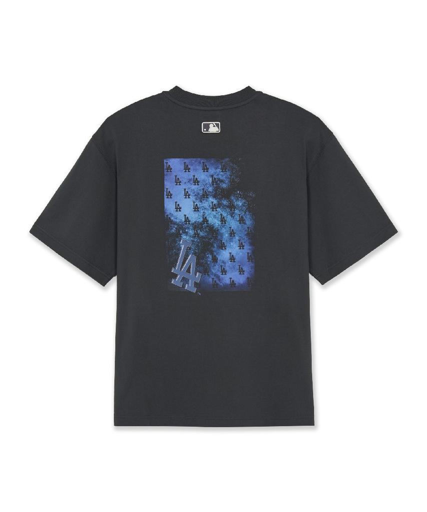Футболка с коротким рукавом Emelbi Monogram Gradient Monotive Полуоверсайз La (D.Угольно-серый)