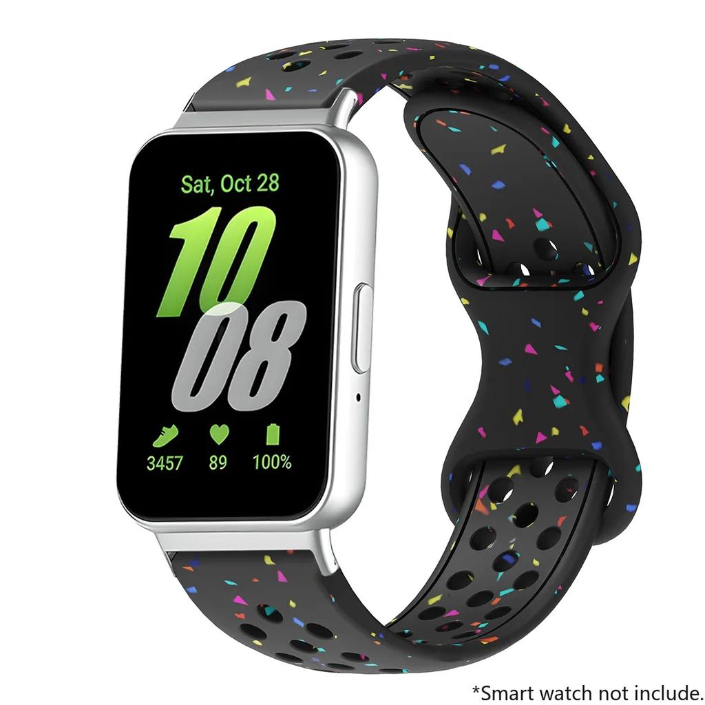 Силиконовый ремешок для Samsung Galaxy Fit 3 Браслет Спортивный сменный ремешок для Samsung Galaxy Fit 3 Аксессуары для ремешка