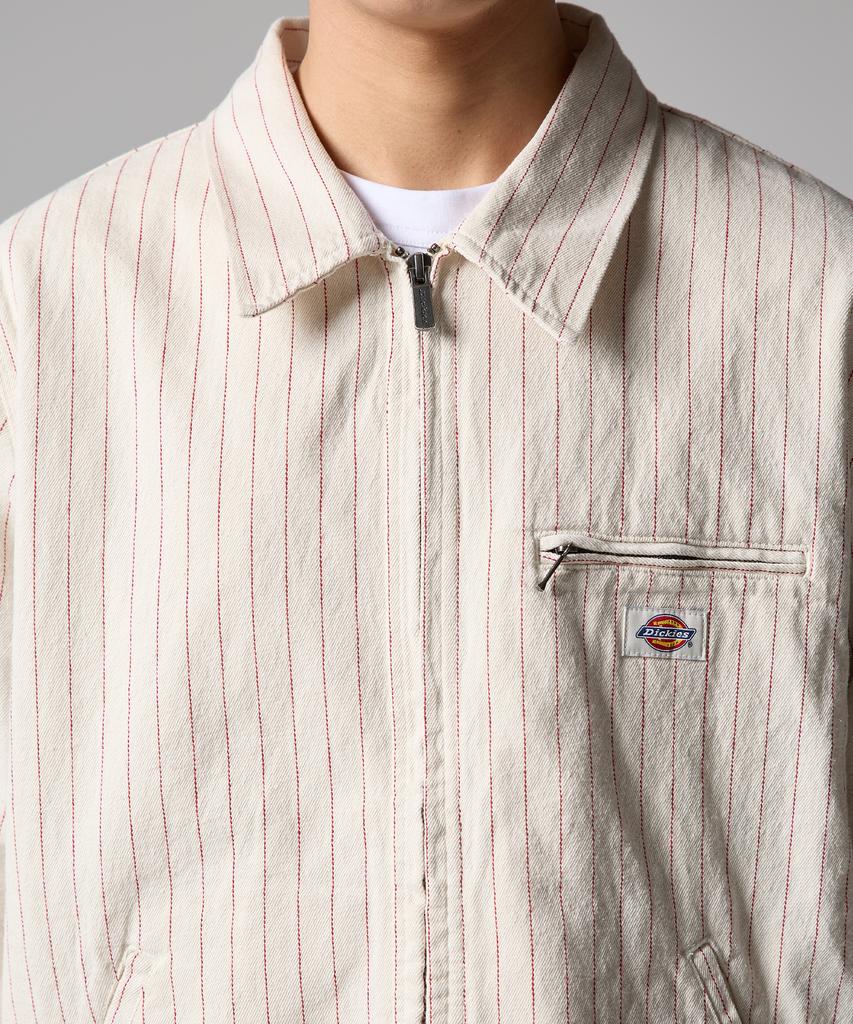 Dickies Куртка из гикори Ike Белая цапля