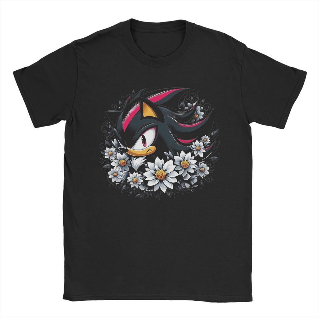 Shadow The Hedgehog T-Shirts Men Novelty Cotton Tees O Neck Short Sleeve T Shirt Gift Idea Clothes