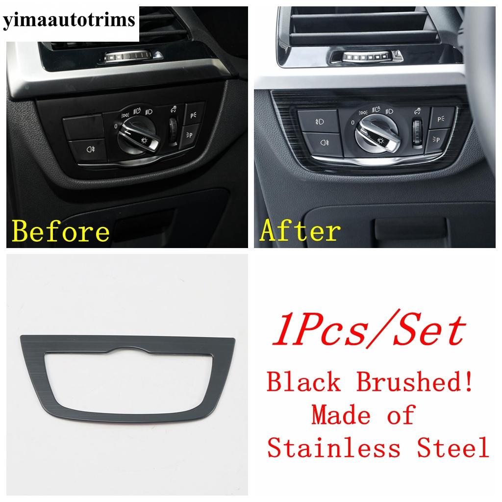 Head Light Button / Warning Lamp / Readligt Readlamp Cover Trim Car Accessories For BMW X3 G01 2018 - / X4 G02 -