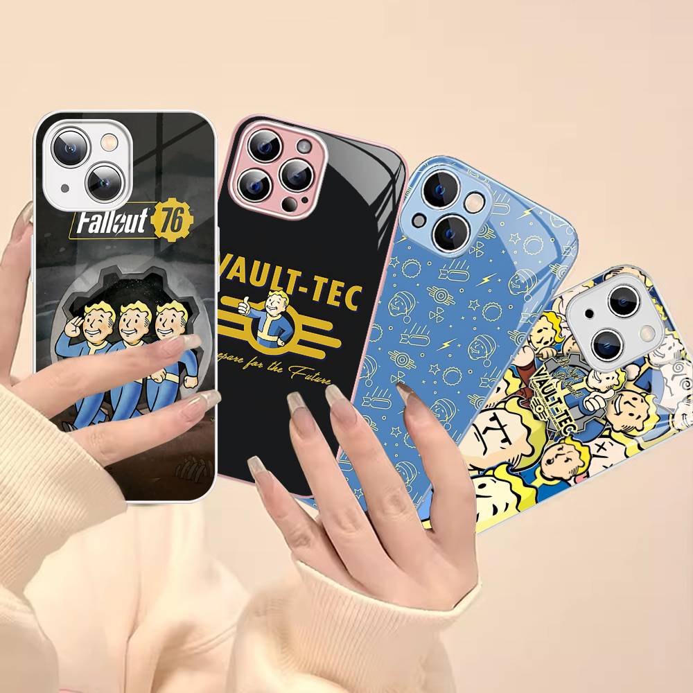F-Fallout S-Series 4 Cool Game Tempered Glass For Iphone 14 13 12 11 Pro Mini XS MAX 14Plus X XS XR Fundas