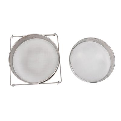 Сито для меда из нержавеющей стали Двойное сетчатое сито Инструменты для пчеловодства Двойное сито для меда