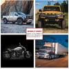 4 in 1 LED Warning Strobe Light 12V 24V Amber Car Grille Emergency Flash Signal Lamps Auto Stroboscope for Truck Offroad SUV