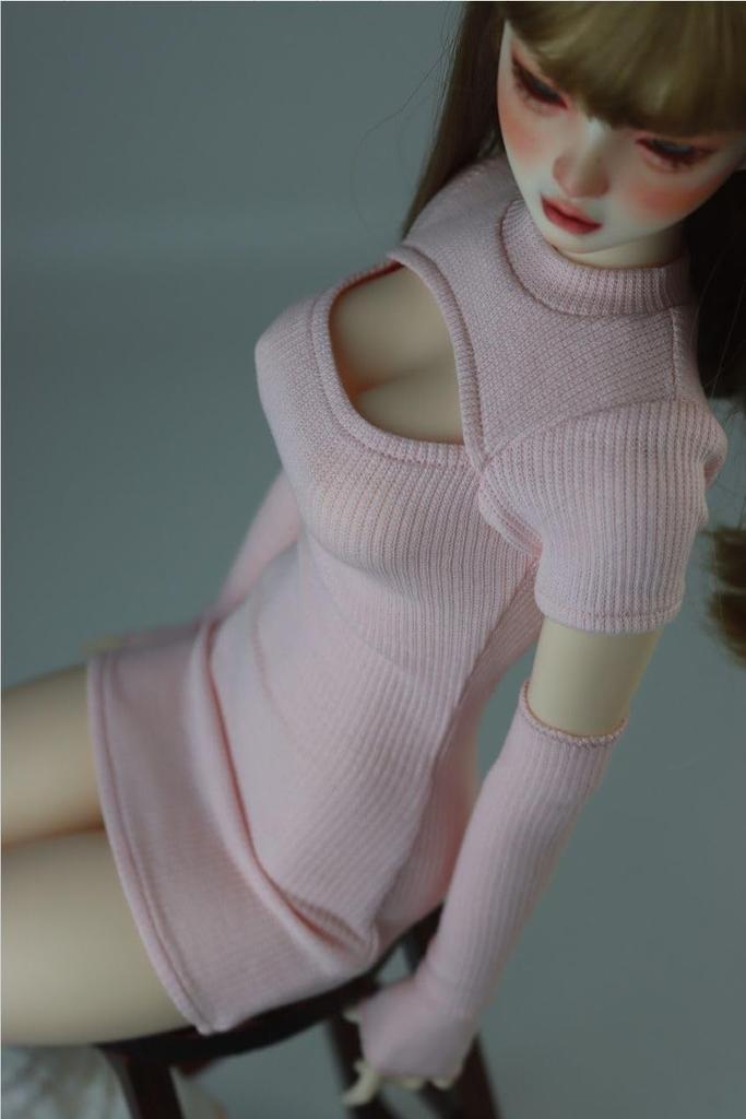 ST200 Tight Dress, Pink, 1/3 Doll Compatible, Figure Clothes