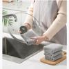 Absorbent Degreasing Rag Bamboo Charcoal Thickened Kitchen Supplies Japanese Cleaning Products Microfiber Dish Towel  Unique