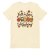 Fall In Love With Learning Shirt Cute Teacher School Supplies Autumn Teacher Tee