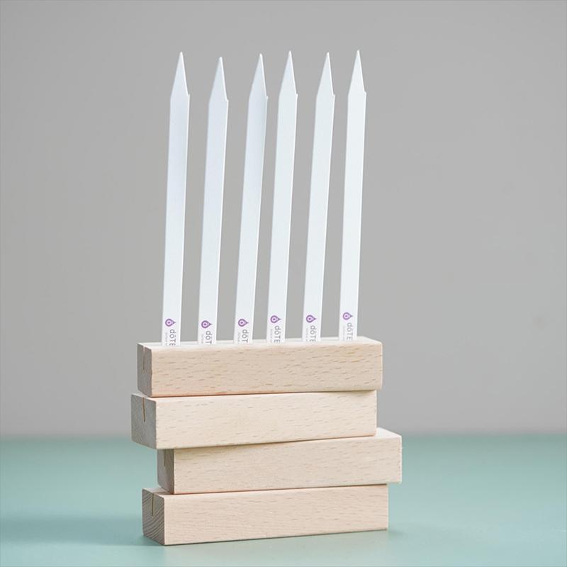 Деревянный Стол Духи Эфирные Масла Тест Тестер Бумажные Полоски Держатель Подставка Дисплей Зажимы Ароматерапия Скрепки Украшение