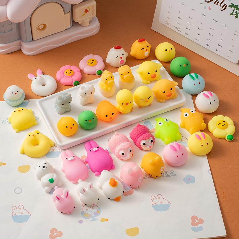 Easter Day Mochi Squishy Cute Chicks Rabbit Easter Egg Squeeze Toys Squishy Tabas Easter Egg Basket Stuffers Gifts Party Favors