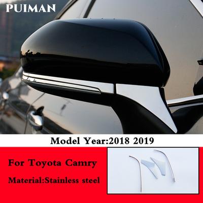 Наклейка на накладку на зеркало заднего вида для Toyota Camry 70 XV70 2018 2022 2023 Гибридные внешние аксессуары