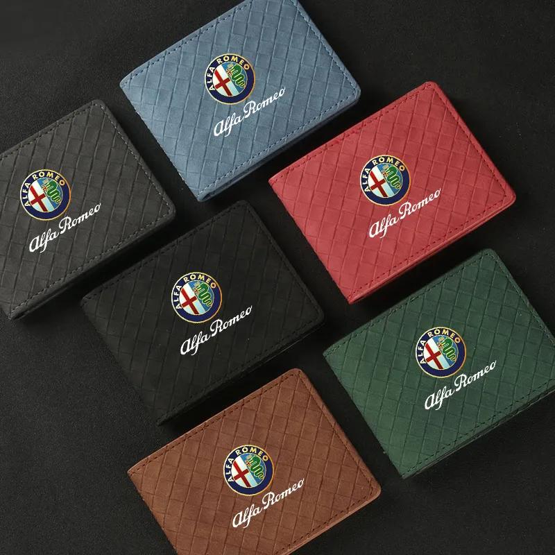 SGZD3 Car Stickers For Alfa Romeo Car Drive Certificate Cover Auto Driver's License Wallet For Alfa Romeo Giulietta Mito 159 Giulia St