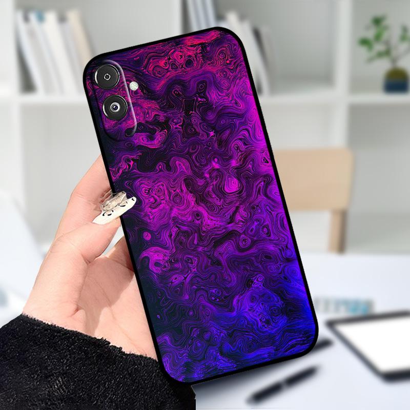 Для Samsung F14 M14 5G Мягкий чехол Модный принт Черный Силиконовый TPU Чехол для телефона Для Samsung Galaxy A14 4G 5G Ударопрочные чехлы