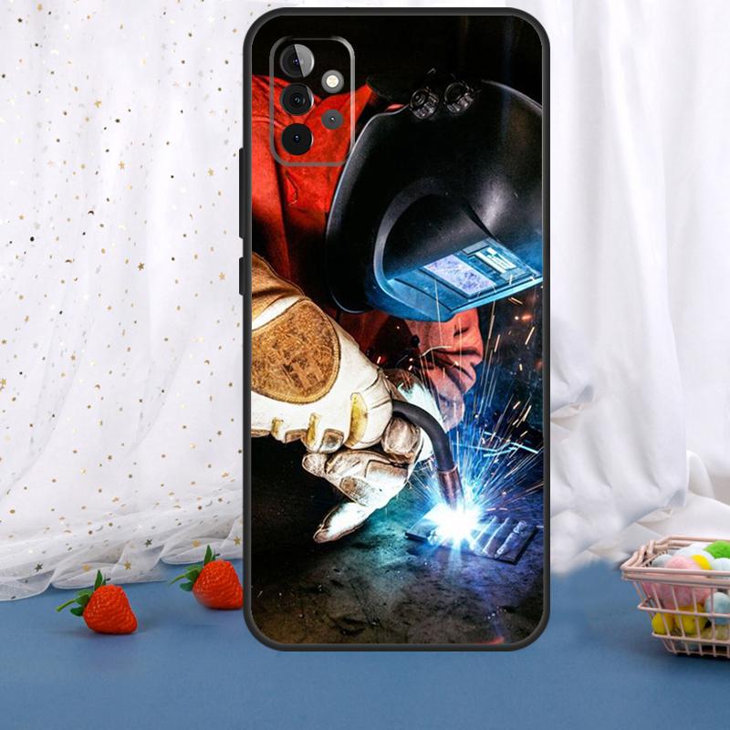 Сварщик Сварка Горячий Металл Рабочий Для Samsung Galaxy A53 A33 A16 A06 A56 A36 A26 A05 A22 A32 A52 A54 A34 A14 A55 A15 A35 Чехол