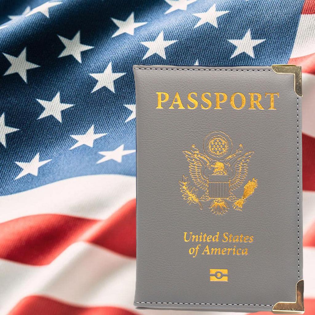 Обложка для паспорта и держателя карт Combo, чехол для паспорта/кошелек с отделением для карт для женщин и мужчин(AL-фиолетовый)