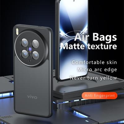 Для VIVO X200 Ultra Matte PC+TPU противоударный чехол для VIVO X200ultra X200 Pro Mini X100S Pro жесткий бампер мягкая прозрачная задняя крышка