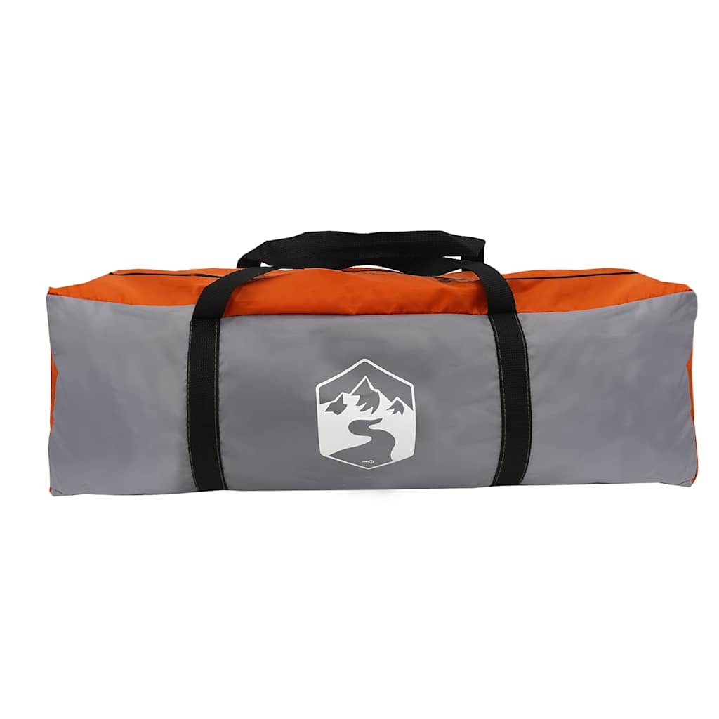 2 Person Camping Tent Gray Waterproof