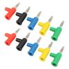 10pcs J.10028 4mm Banana Plugs Stackable Solderless Banana Connectors for Industrial Equipment