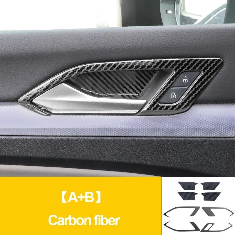 Для Volkawagen VW Golf 8 MK8 2022 Нержавеющая сталь автомобиля внутренняя дверная ручка чаша крышка отделка рамка наклейки аксессуары